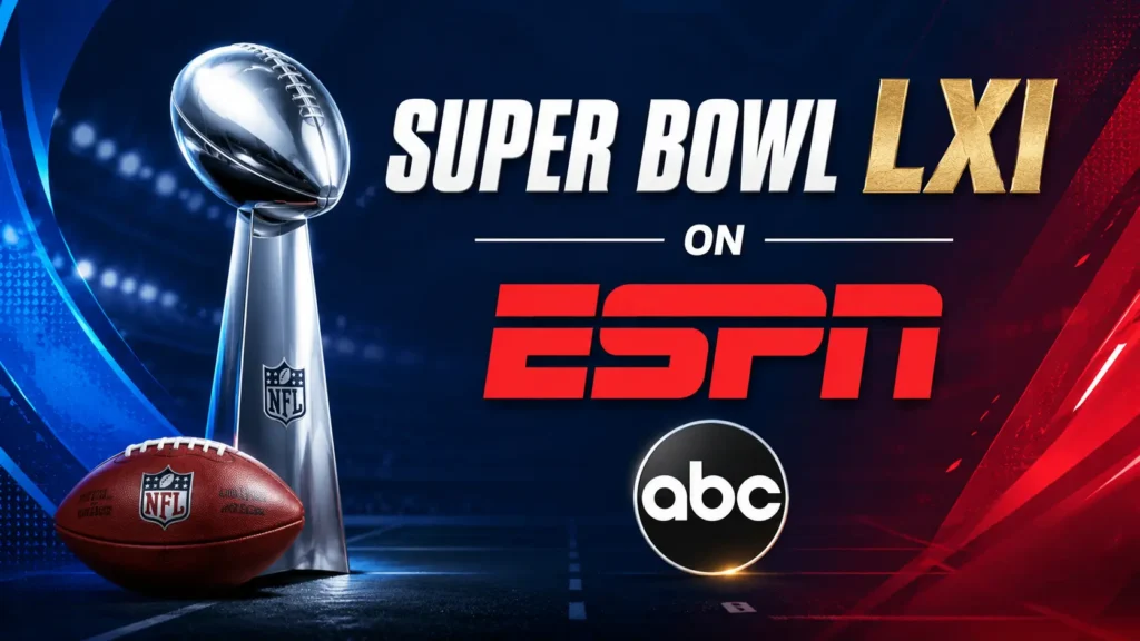 Super Bowl 2027 broadcast on ESPN and ABC